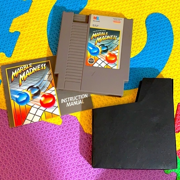 Vintage 1985 Nintendo Milton Bradley arcade classic marble madness game … - Picture 1 of 6